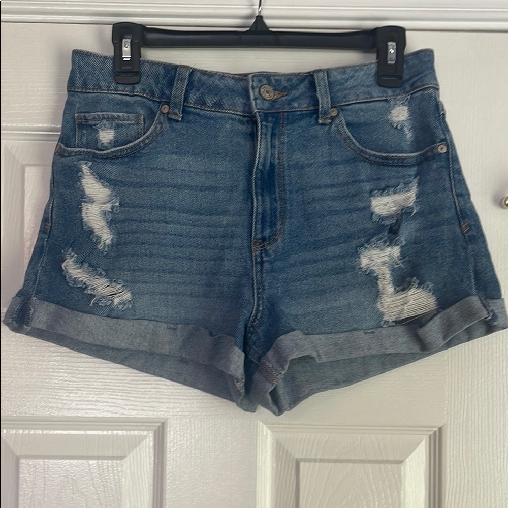 Bemore Denim Distressed Juniors Shorts